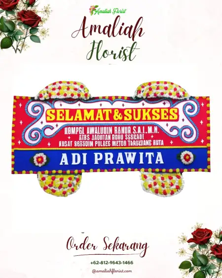 Papan Bunga Ucapan Selamat Bucu